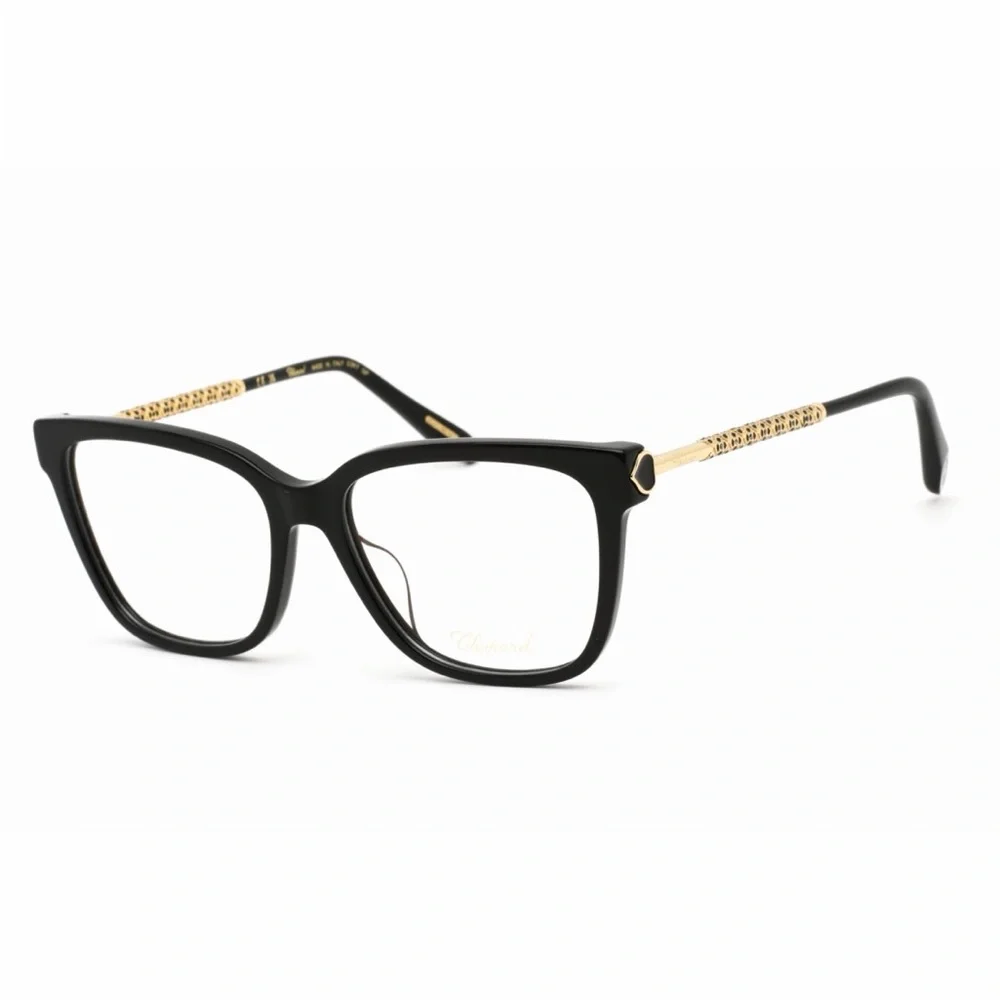 🔥 AUTHENTIC Chopard VCH333W 0700 Luxury Italian Eyeglasses - Black/Gold 55mm